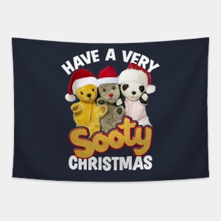 Sooty Christmas Have A Very Sooty Christmas Tapestry