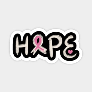 “HOPE” cancer typography Magnet