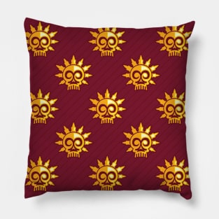 Sun skull pattern Pillow