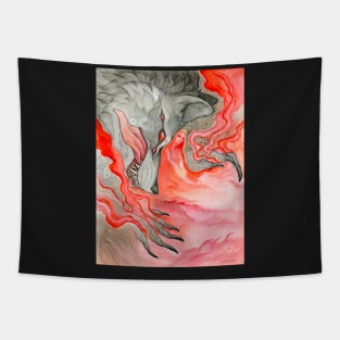 Red Riding Wolf Tapestry