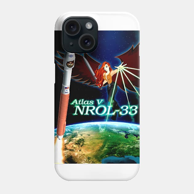 NROL-33 Poster Phone Case by Spacestuffplus