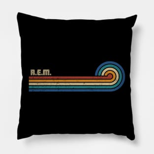 R.E.M - Retro Sunset Pillow