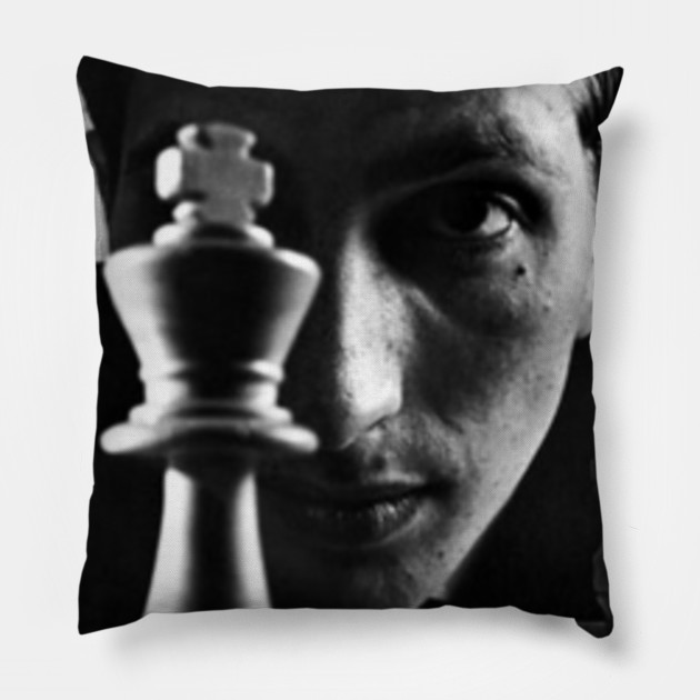 Bobby Fischer Chess God Chess Pillow Teepublic