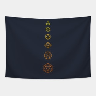 Dice Star Chain Tapestry