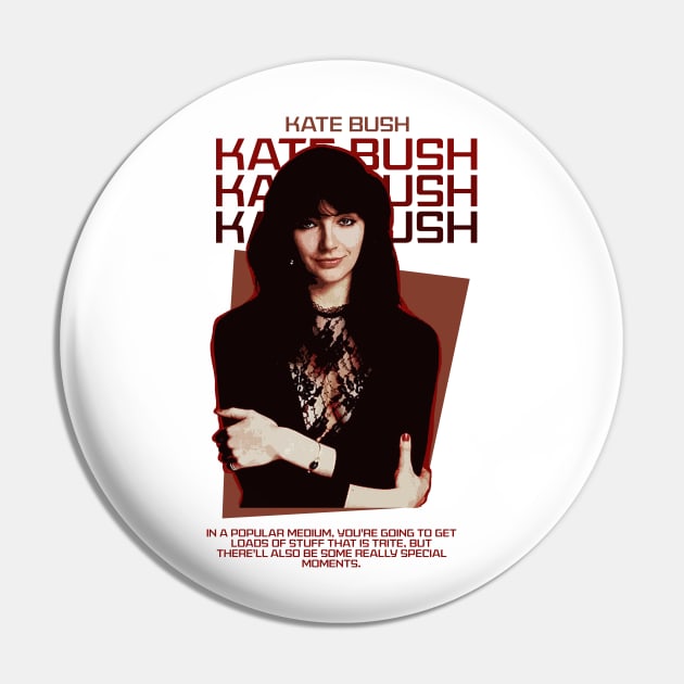 Kate Bush Retro Aesthetic Pin by nikalassjanovic