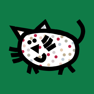 Spotty Chonk Cat T-Shirt