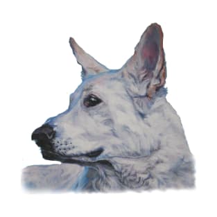 German Shepherd Fine Art Painting T-Shirt