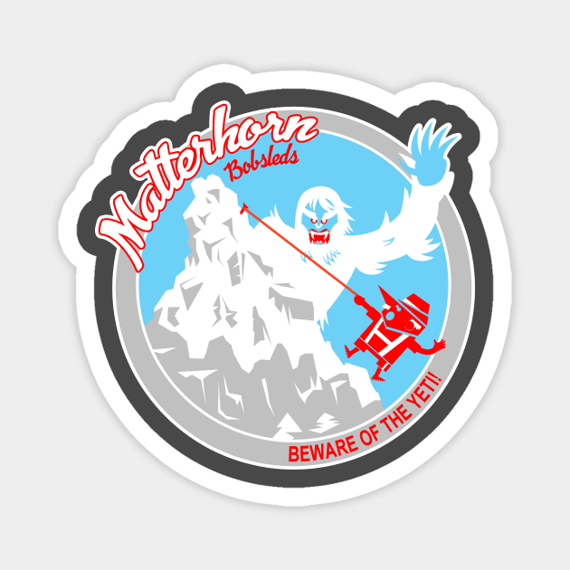 Beware the Yeti - Disney World - Magnet