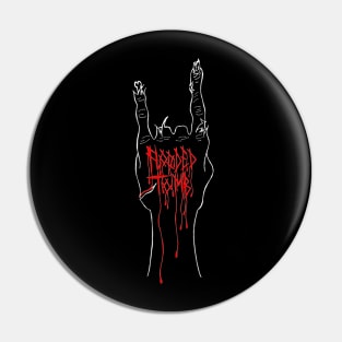 Flooded Tomb Devil Horns (Bloody) Pin