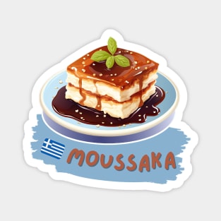 Moussaka | Traditional Greek foods Magnet