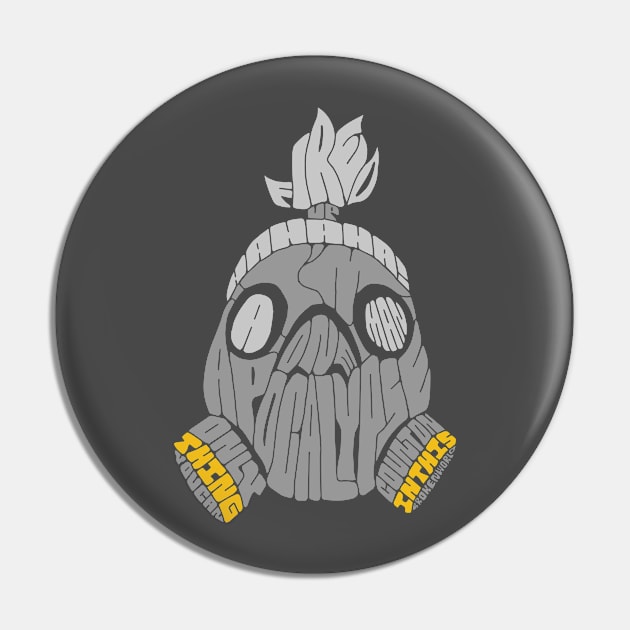 Roadhog Typography Pin by CaffeinatedRoman