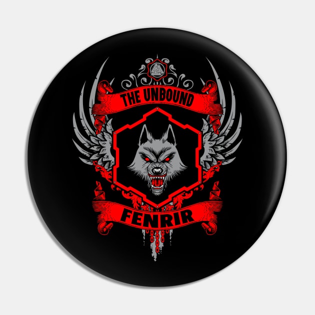 FENRIR - LIMITED EDITION Pin by FlashRepublic