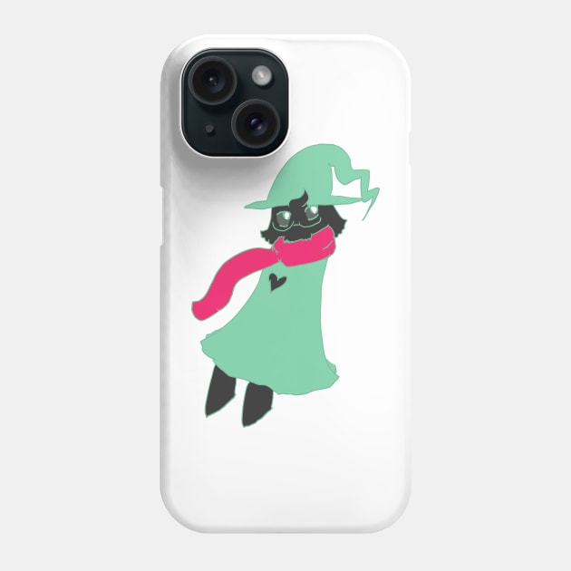 Deltarune Dark Ralsei Chibi Sticker, Pin, + Others Phone Case by nhitori