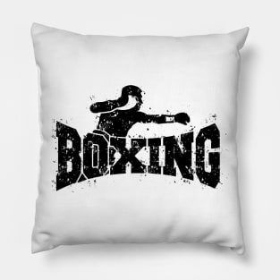 Boxing with Boxer - Vintage Fight Shirt Pillow