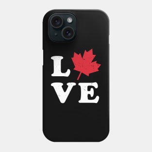 Love Canada Maple Leaf Phone Case