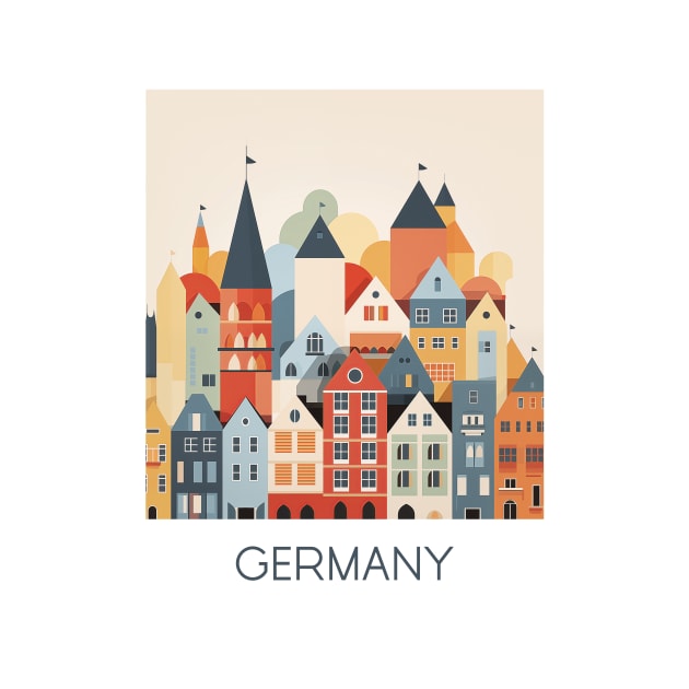 GERMANY by MarkedArtPrints
