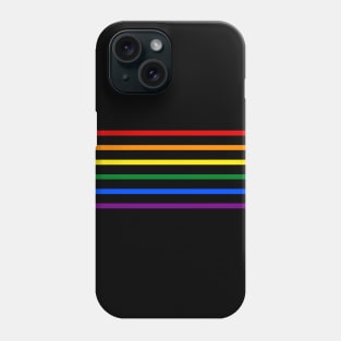 Pride Rainbow Stripes Phone Case