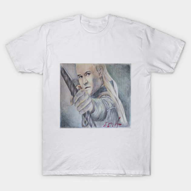 Lord Of The Ring Legolas Color Pencil Drawing Lord Of The Ring