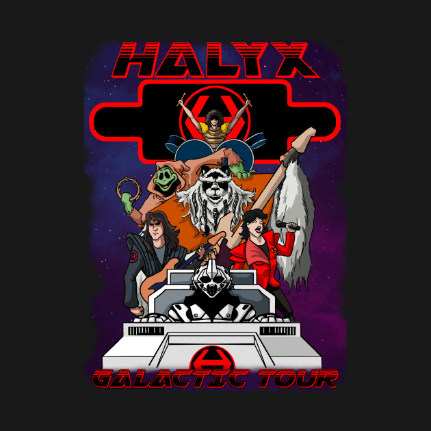 Halyx 1981 Galactic Tour Shirt by Tom Krohne