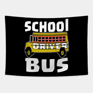 SCHOOL BUS DRIVER BACK TO SCHOOL Tapestry