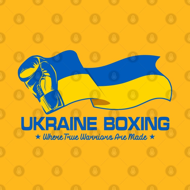 UKRAINE BOXING FLAG by LILNAYSHUNZ