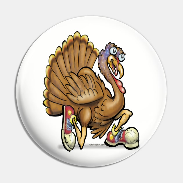 Turkey Trot Pin by Kevin Middleton