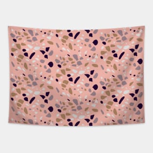 Modern Pink Terrazzo Tapestry