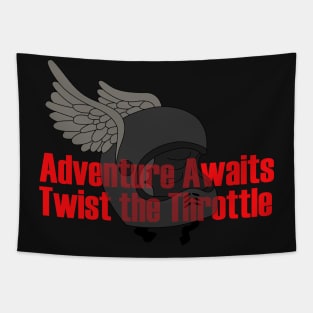 two wheel adventures Tapestry
