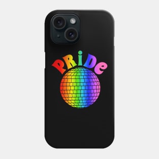 Gay Pride Rainbow Disco Ball Phone Case