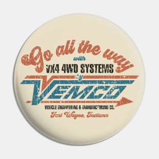 Go All The Way With Vemco Vx4 1976 Pin