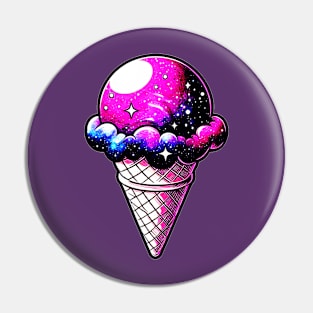 Space Cream Cone 205 Pin