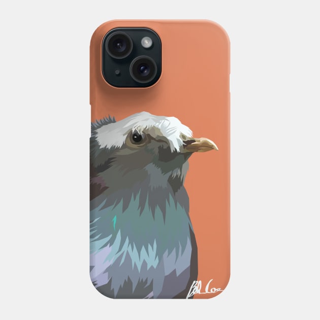 Gloomy Teen Pigeon Phone Case by BattleBirdProductions