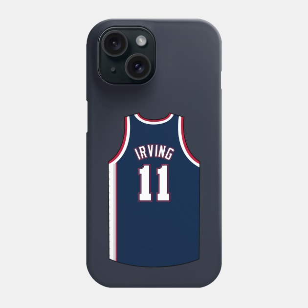 Kyrie Irving Brooklyn Jersey Qiangy Phone Case by qiangdade