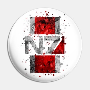 Mass Effect - N7 (Colored) Pin