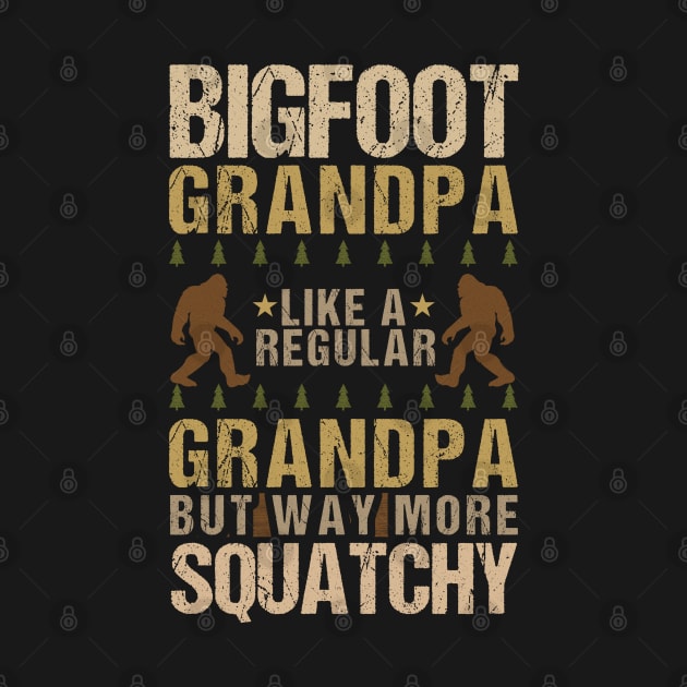 bigfoot grandpa like a regular grandpa by Tesszero