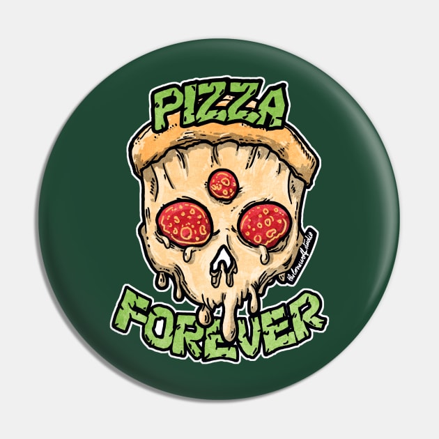 Pizza Forever Pin by TheLoneWolfStudio