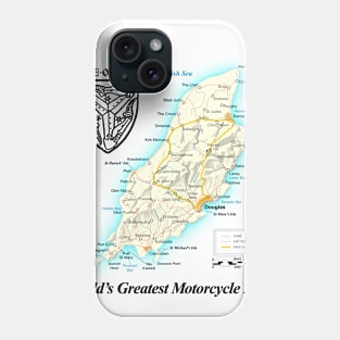 Isle fo Man Map Phone Case