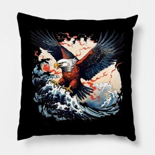 Tattoo Eagle American Old School Style Pillow