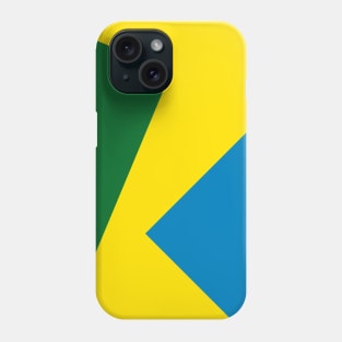 Green Yellow Blue Squares Phone Case