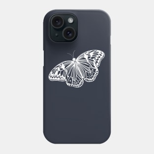 Paper Kite Butterfly Ink Art - dark colors Phone Case