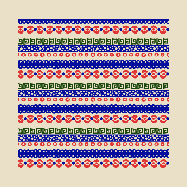 Bolesławiec pottery seamless pattern by MashaVed