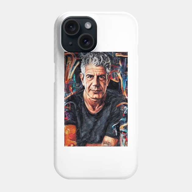 Anthony Bourdain Phone Case by AbstractPlace
