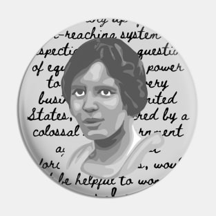 Alice Paul Portrait and Quote Pin