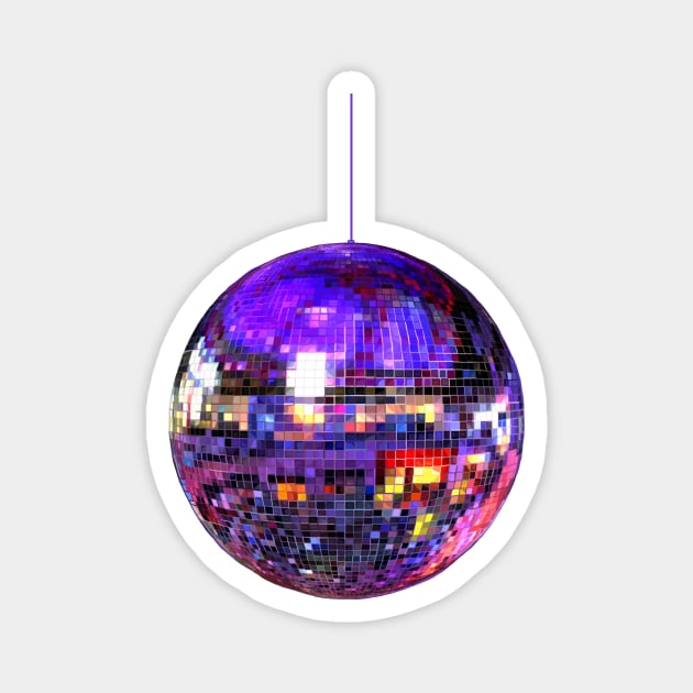 Dazzling Disco Ball Magnet by Art by Deborah Camp