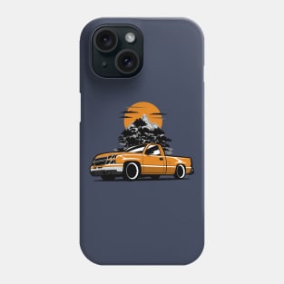 Orange Silverado in Nature Phone Case