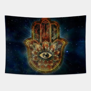 Hamsa Hand Tapestry