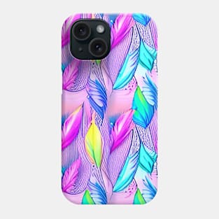 Gentle Feather Flow Pattern Phone Case