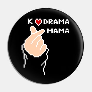 KDrama Mama 8bit Pin