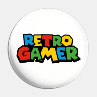 Retro Gamer (N64 font) Pin