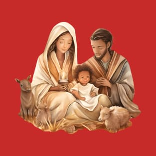 Watercolor Nativity Scene T-Shirt